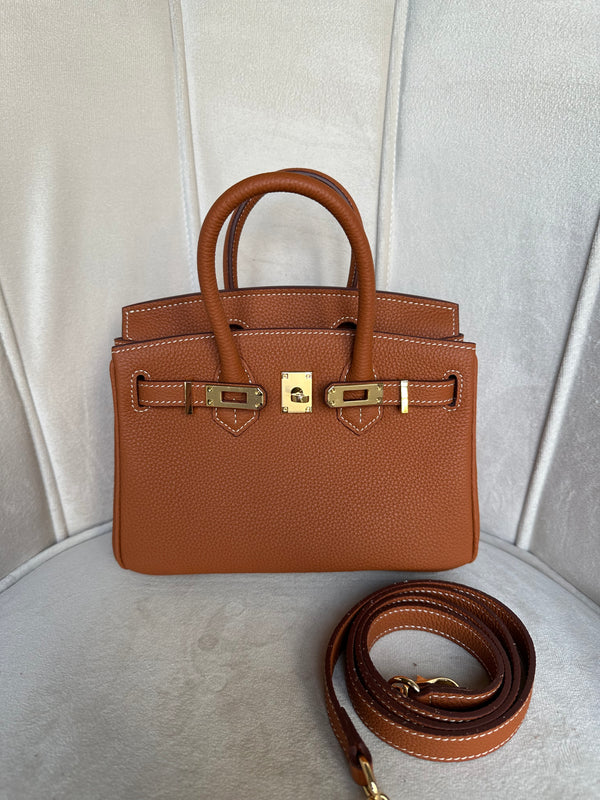 MEILI™- Giselle Bag - Vera Pelle Mattone