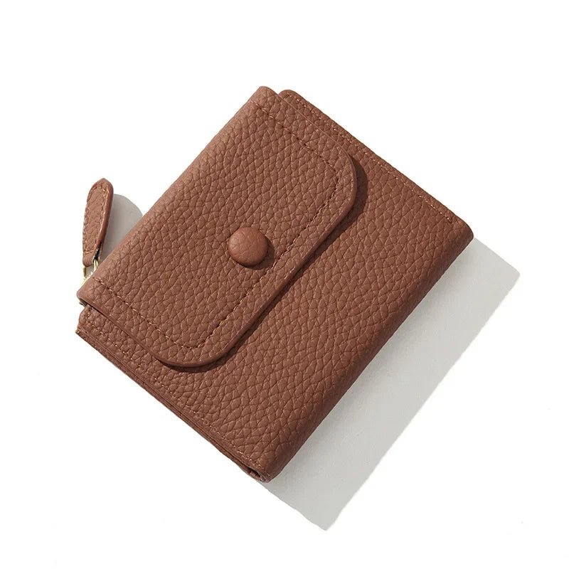 Araceli | Mini portafoglio da viaggio con chiusura a scatto corta