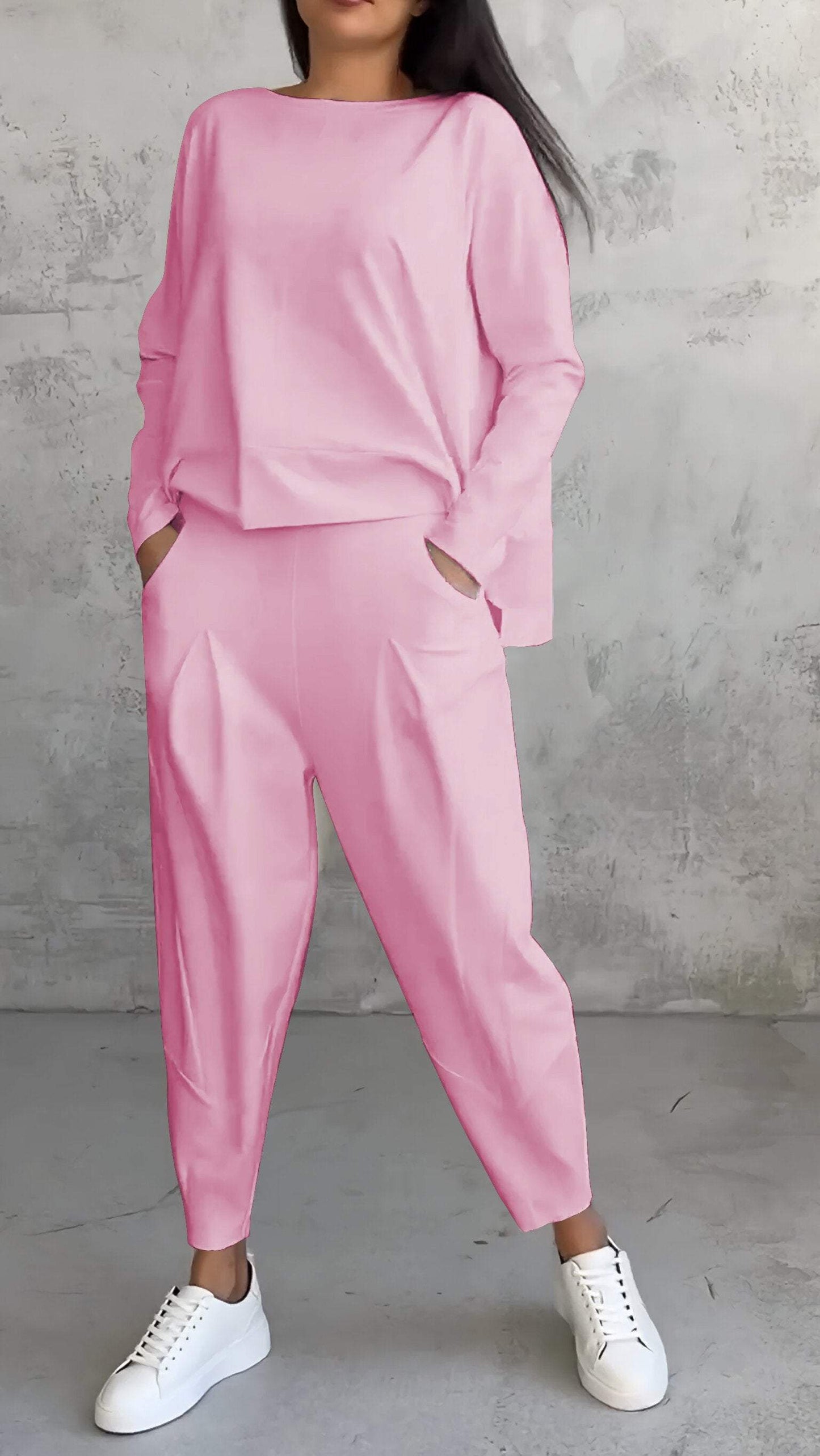 Completo Estivo Giulia con Pantaloni e Maniche Corte